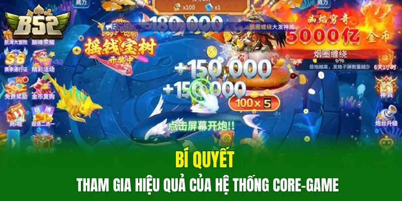 Bí quyết tham gia hiệu quả của hệ thống core-game