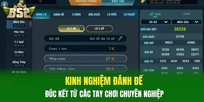 Kinh nghiệm đánh đề đúc kết từ các tay chơi chuyên nghiệp