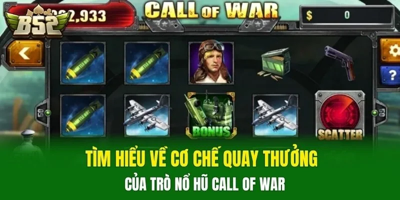 Tìm hiểu về cơ chế quay thưởng của trò nổ hũ Call Of War